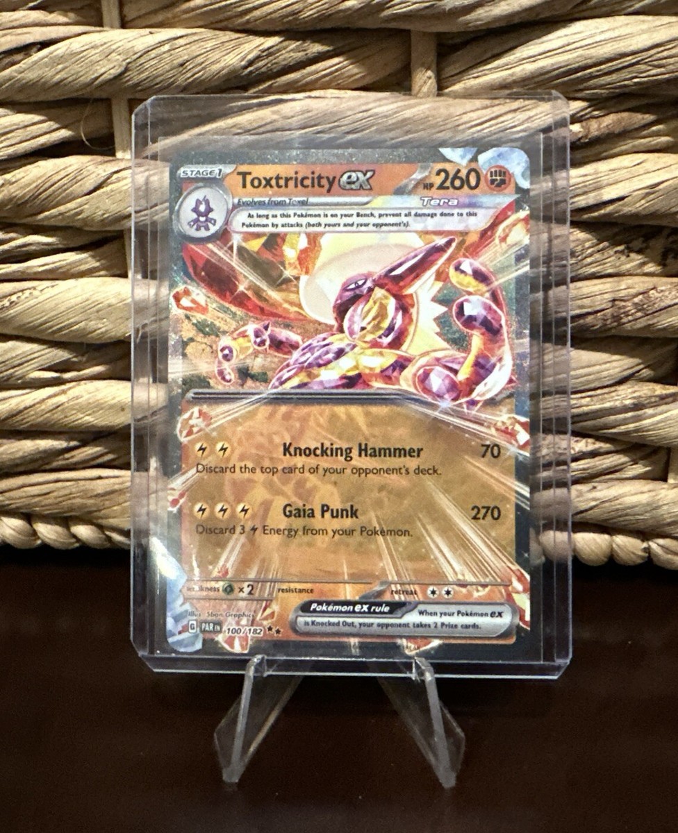 Toxtricity ex 100/182 - Pokemon TCG Paradox Rift (2023) - NM - Holo Double  Rare | eBay