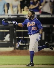 Eric Young Jr New York Mets Signed 8x10 Autographed Photo COA N4