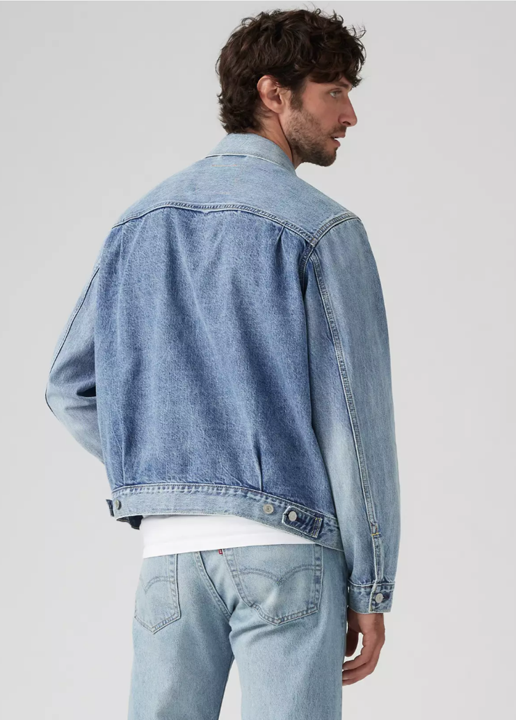 Levi's Premium Type II Two 2 Selvedge Denim Trucker Jacket Indigo
