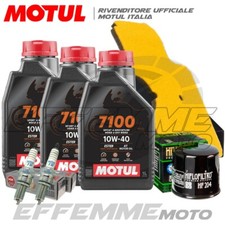 Tagliando KAWASAKI ER-6N / ER-6F 650 2006 (3 7100 10W40, Filtri Hiflo, Candele)