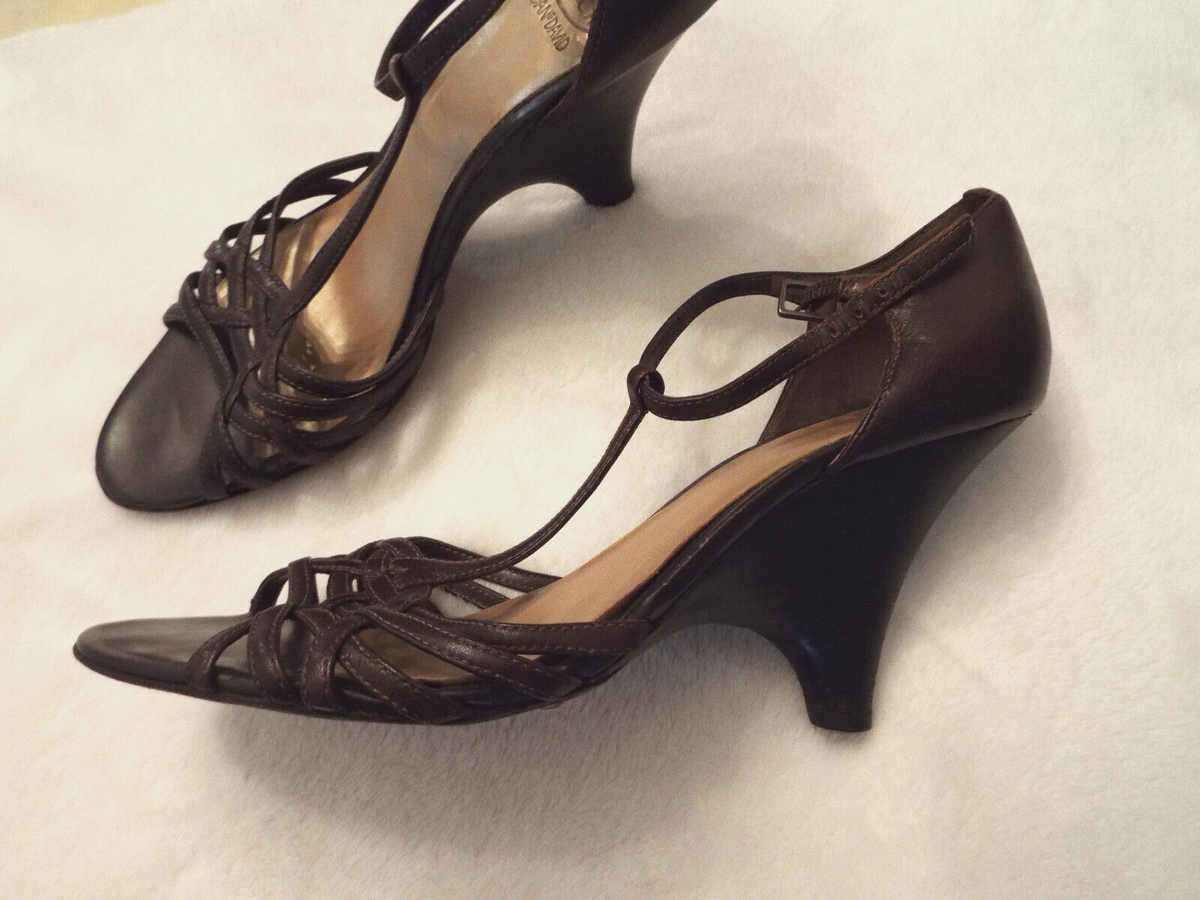 David and Joan sandals Vintage 1980s Joan & David Couture Shoes Sandals Hand Made  main image 3