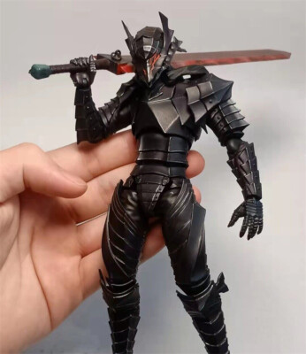 New Anime Figma 410 Berserk Guts Berserker Armor Ver. Action Figure Toy In Box