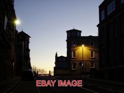 PHOTO  SUNSET FROM PARK ROW THE PARK NOTTINGHAM
