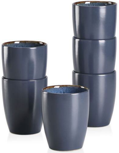 vancasso bubble 6 pcs cup coffee cups stoneware without handle mug set 380ml  - Picture 1 of 14