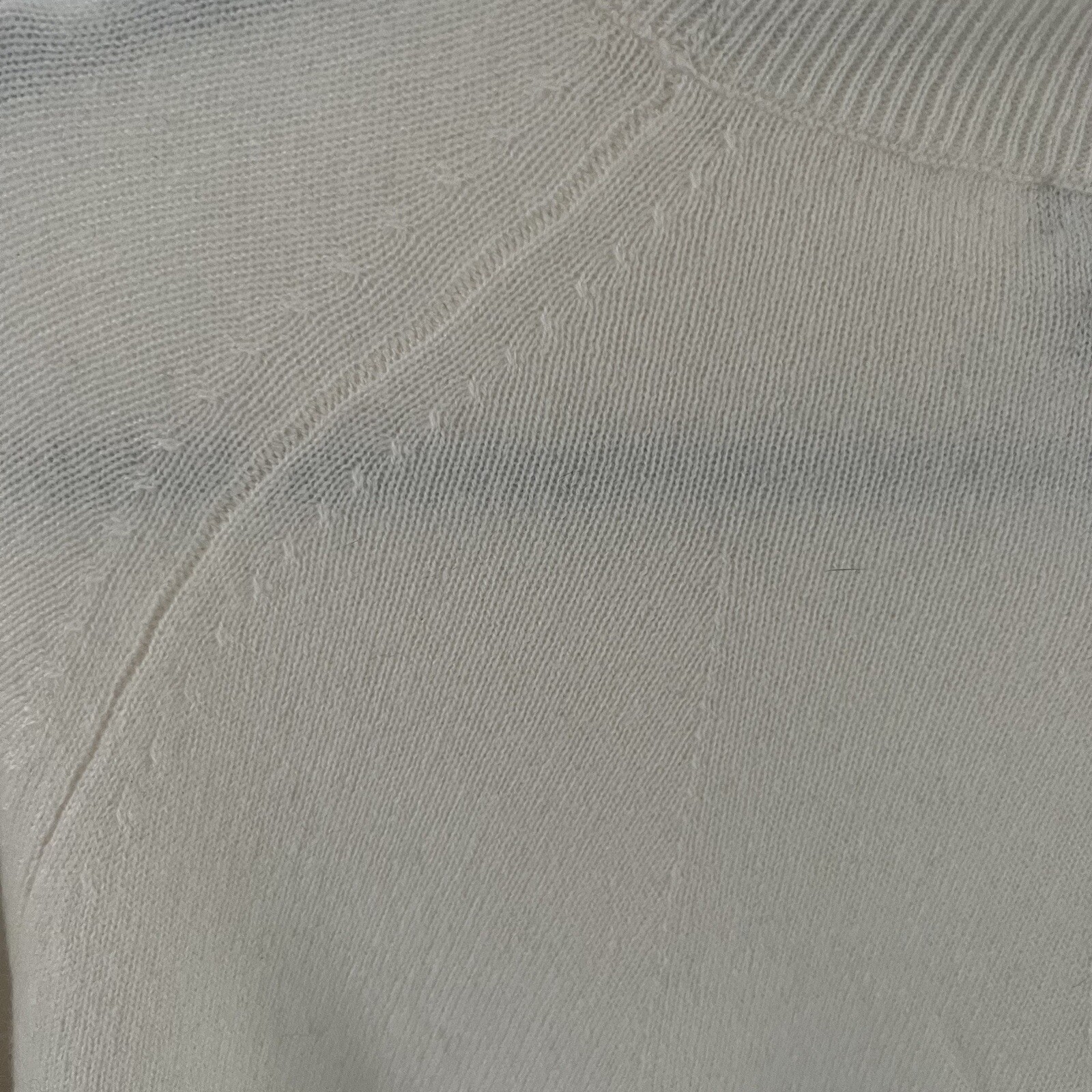 Cashmere Jumper Cream M&S Autograpgh Used See Notes Size Large Machine