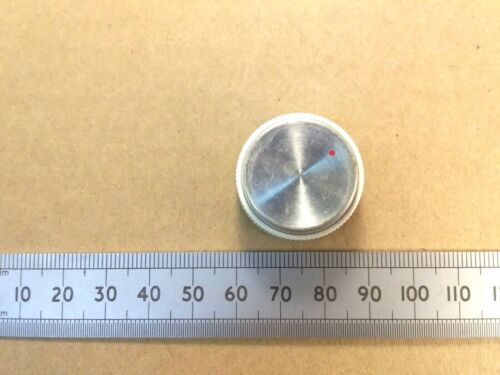 28mm Cream Plastic Control Knob for 6.3mm 0.25&#034; D Shaft, Ferguson VHF Radio