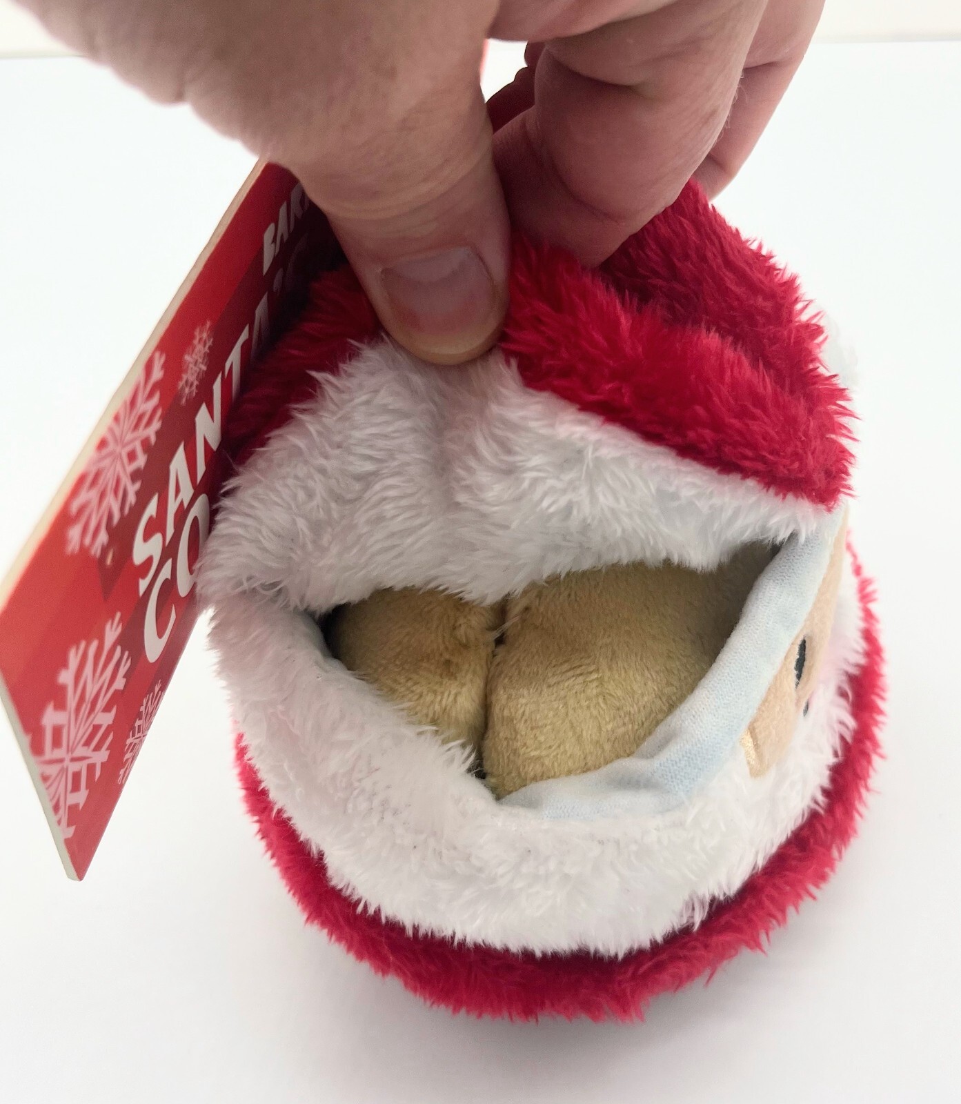 Christmas x BarkBox Santa's Jolly Cookie Jar toy - S (under 20 lbs) w ...