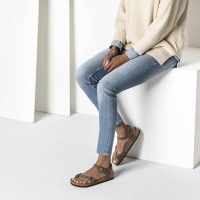 BIRKENSTOCK TAORMINA MOCCA SANDALI INFRADITO DONNA MARRONE | eBay