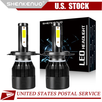 For Honda Element Insight Odyssey Pilot Passport H4 9003 2x LED Headlight Bulbs