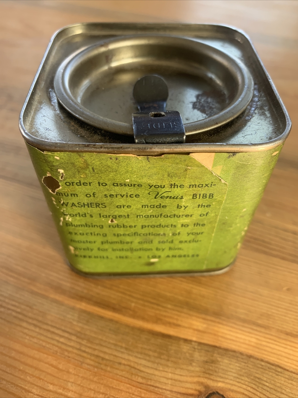 Vintage Venus Flat Bibb Washers for Faucets Tin W/ Paper Label eBay