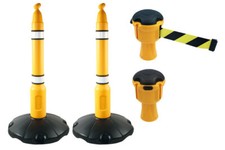 Skipper Unit 2 x Post & Base DOUBLE Unit & Up To 9m Safety Barrier -  SAFETY KIT