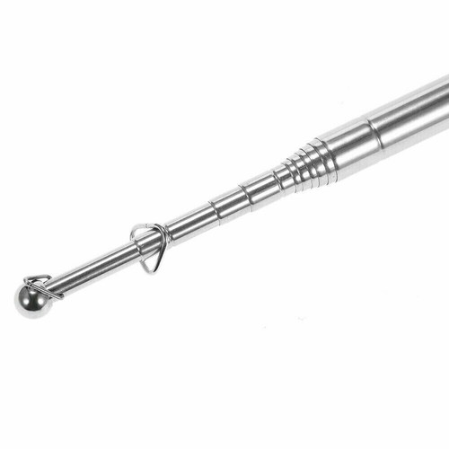 5ft Extendable Flagpole Stainless Steel Flag Pole Telescopic Portable Metal Stic - Picture 3 of 8