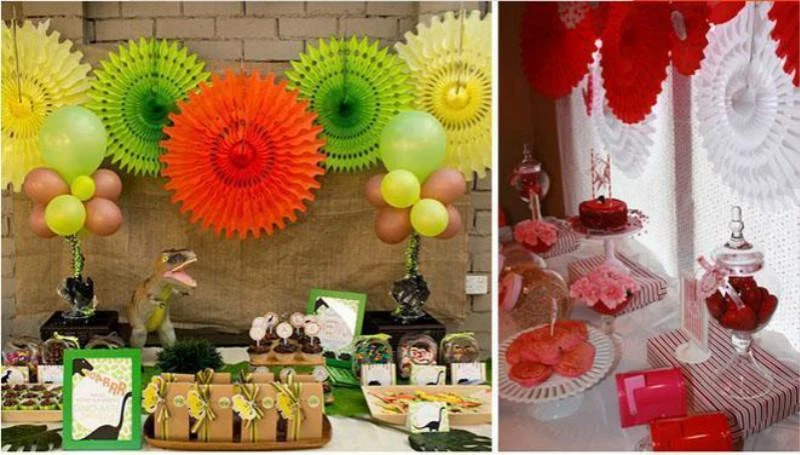 10 шт. висячие тканевые бумажные полые вентиляторные помпоны украшение для дома свадьбы вечеринки - Изображение 3 из 4