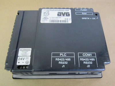 AVG EZP-S6M-RS EZAUTOMATION DIRECT TOUCH SCREEN DISPLAY OPERATOR INTERFACE 6''