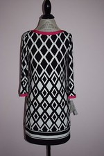 NWT Womens Eliza J Multi-Color Jersey Shift Dress Size 6