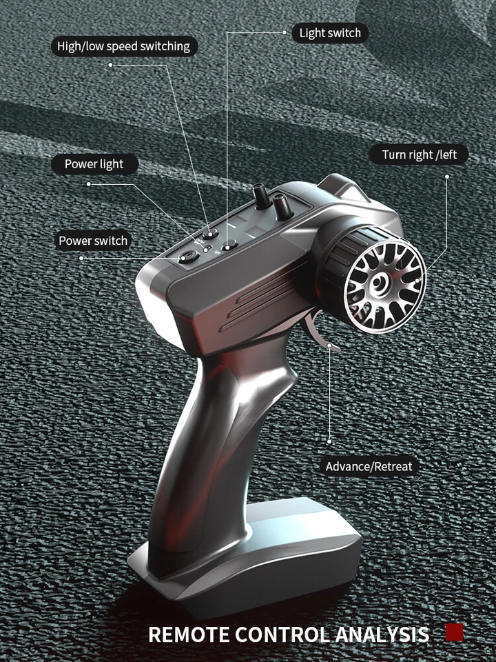 ZLL SG218 PRO RC Drift Vehicle 2.4Ghz Sports Car Scale 1:16 Remote Control Car - Image 2 of 4