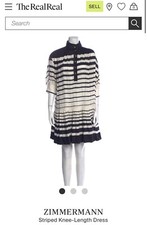 Zimmerman Striped Knee Length Dress