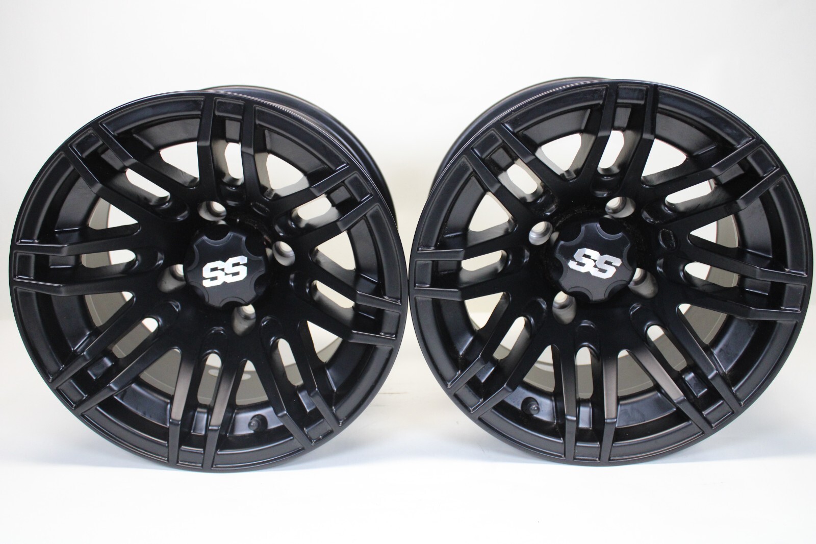 4/110 ITP Steel Wheel 12x7 2.0 + 5.0 Black For Honda Rancher 420 4x4 ES 2007-2018