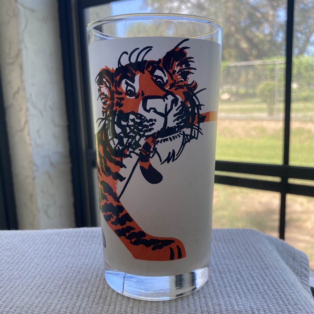 70' esso tiger glass×3エッソタイガーノベルティグラス Vintage