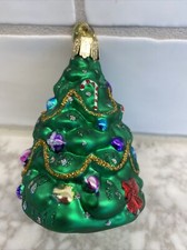 Old World Christmas- Tree - BLOWN GLASS ORNAMENT