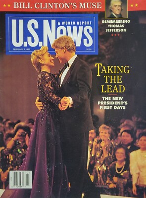 PRESIDENT BILL CLINTON & HILLARY February 1, 1993 U.S. NEWS Magazine