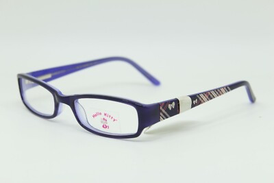 1 Unit NEW HELLO KITTY HK 201-1 GIRL YOUTH RX DURABLE EYEGLASSES 48-18-130 #173