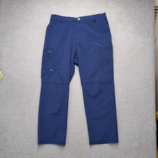 Cherokee Scrub Pants Mens Large Navy Blue 34x27 Active Stretch 6 Pockets Medical