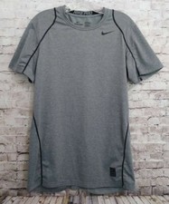 nike men's pro cool fitted short sleeve shirt