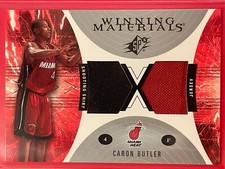 2003-04 SPx Caron Butler Winning Materials Jersey #WM22 Basketball Miami Heat