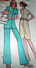 LOVELY VTG 1970s DRESS PANTS Sewing Pattern 16/38