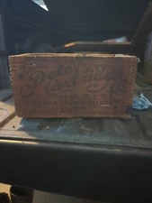 Peters Cartridge Co Wooden Dove Tail Crate Box Loaded Paper Shells