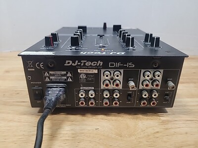 DJ-Tech DIF-IS Profesional Dj Mixer Pre-owned | eBay