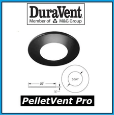DURAVENT PELLETVENT PRO Pipe 3" Diameter Trim Collar #3PVP-RC NEW!