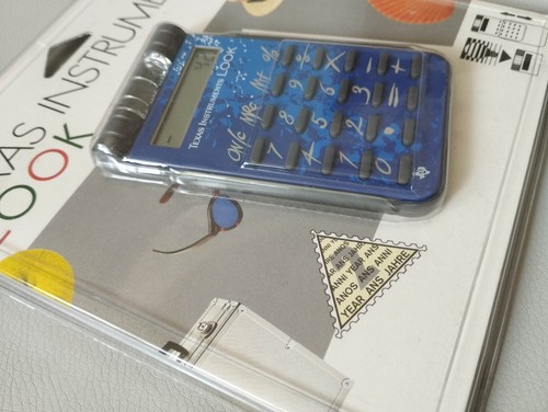 vintage Calculatrice solar -TEXAS Instrument LOOK -EN État neuf - Photo 2/5