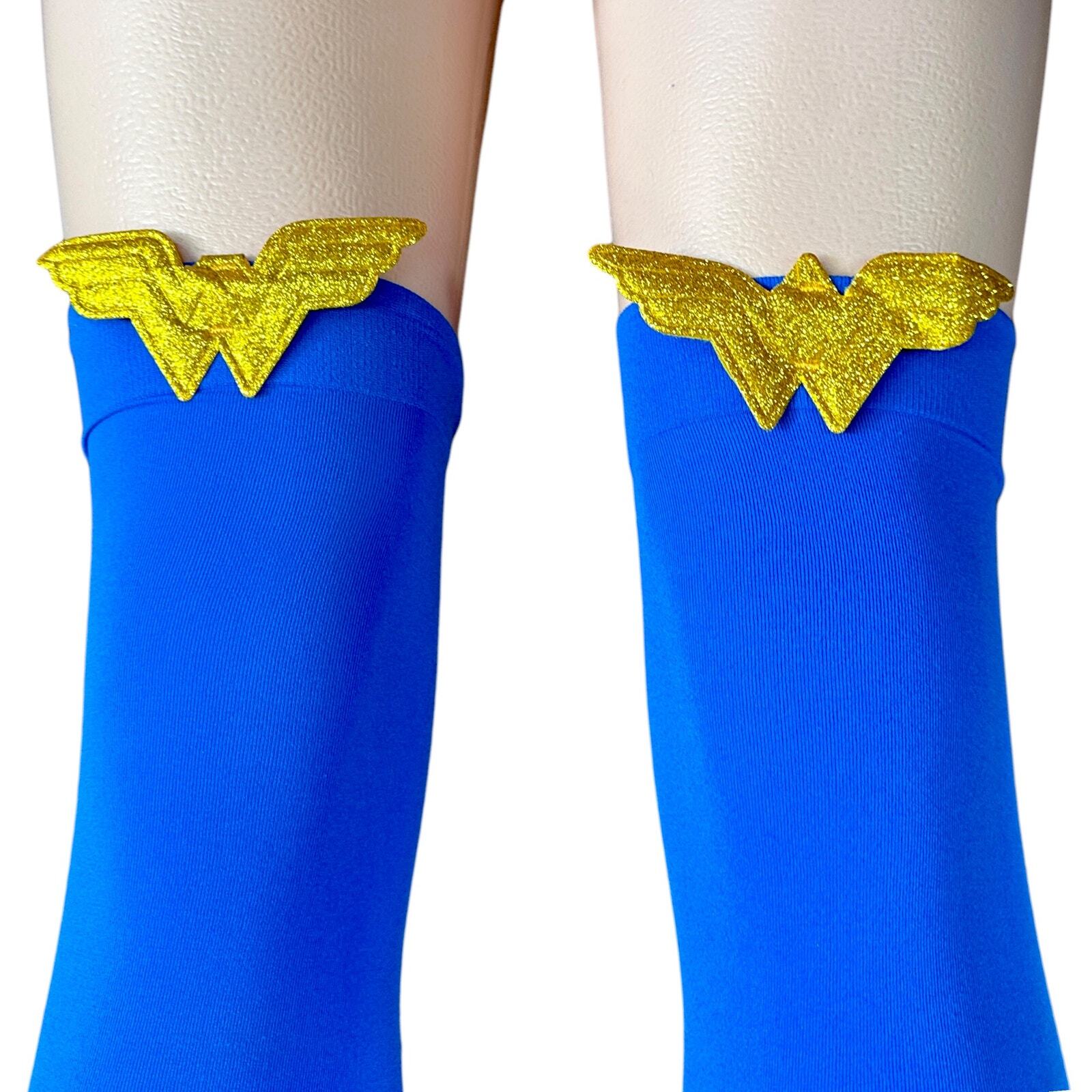 DC Comics Wonder Woman Logo Thigh High Stockings Over-the-Knee Cosplay Socks image 8