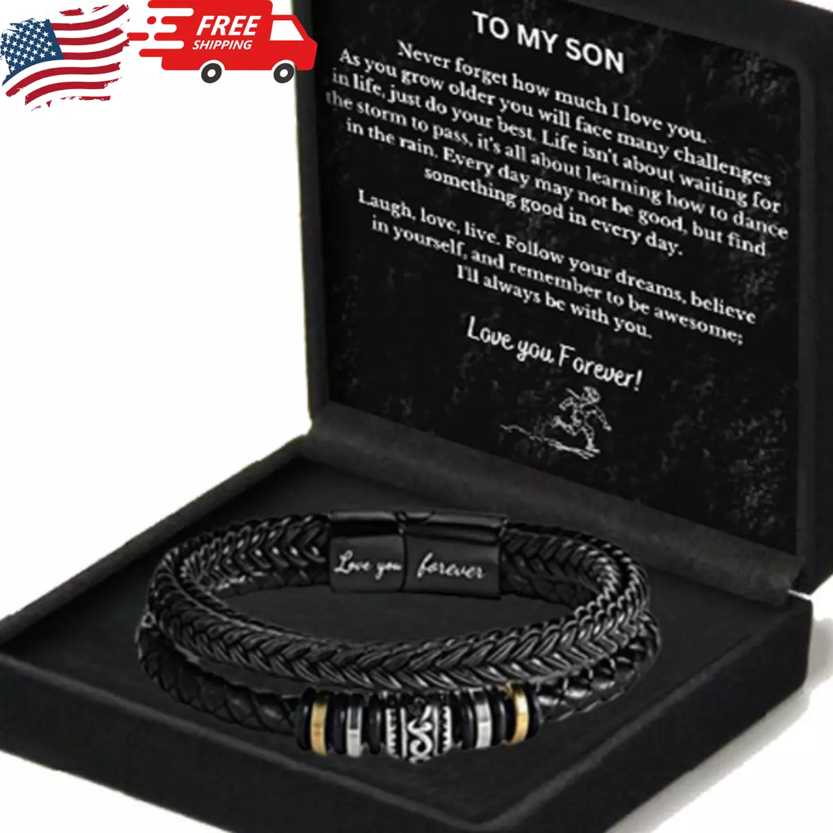 To my son bracelet on sale from dad