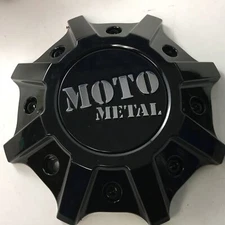 Moto Metal 986/988 Gloss Black Center Cap T142L215-H48-S1 T148L215 w/ Screws
