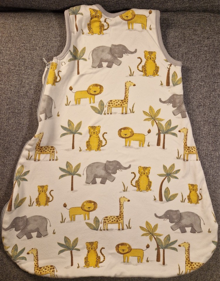 Unisex Baby Jungle Sleeping Bag 06 months 1.0 Tog 5065cm Neutral Boy