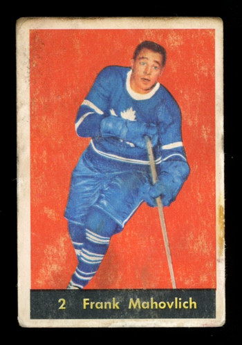 Frank Mahovlich #2 1960 Parkhurst card