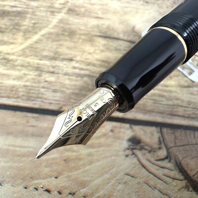 PILOT CUSTOM 74 14k-585 GOLD NIB:B FOUNTAIN PEN VINTAGE JAPAN A375