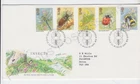 GB ROYAL MAIL FDC 1985 INSECTS STAMP SET LONDON PMK