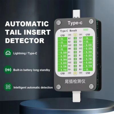 Connector Tester Repair Equipment Set for Quick USB Tail Plug Diagnosis