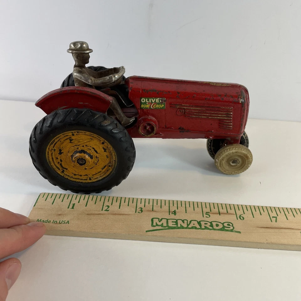 ANTIGUO TRACTOR AGRÍCOLA DE 70 FILAS DE JUGUETE DE HIERRO FUNDIDO ARCADE AÑOS 30 como está Foto 4 de 4