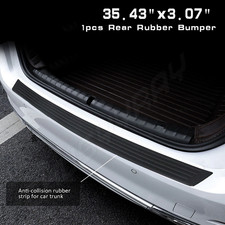 Fit Ford Explorer 2011-2018 Rear Bumper Protector Gard Trim Rubber Cover Usstock