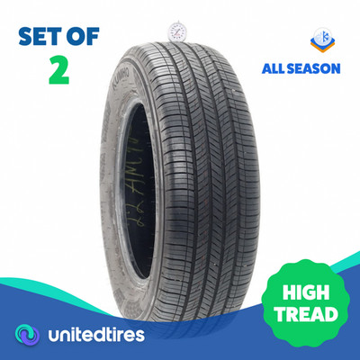 Set of (2) Used 235/65R17 Kumho Crugen HP71 104H - 8.5/32