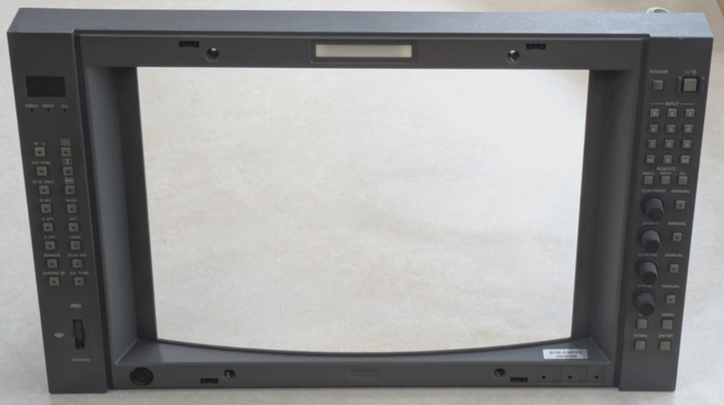 Sony BVM-A14F5U Front Bezel Assembly With Buttons and PC Board A14 BVM-A Series