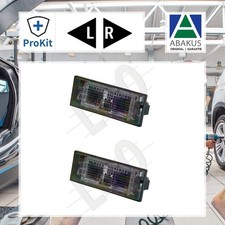2x ORIGINAL® Abakus Kennzeichenleuchte Links, Rechts für Opel MOVANO A Kasten