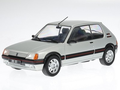 Peugeot 205 GTI 1988 silver diecast modelcar WB124063 Whitebox 1:24