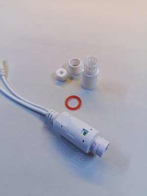 POE Splitter 48V auf 12V für IP Kameras Standard 12V Barreljack wasserdicht