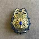Vintage 1953 Ex-Fire Chief Badge - New Hyde Park, Long Island NY